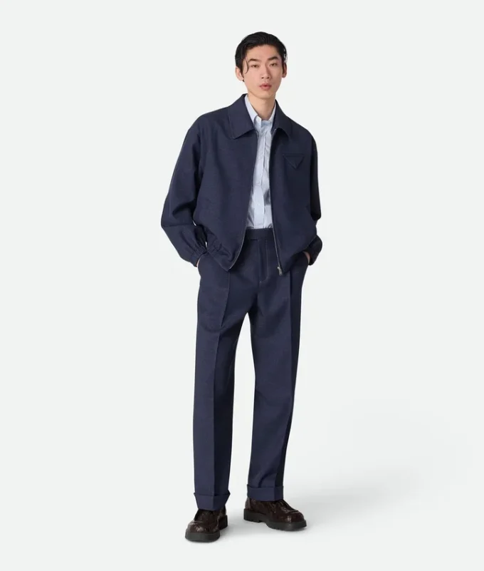 Melange-ullblouson Melange-ullblouson