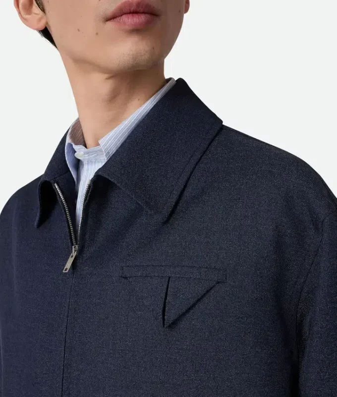 Melange-ullblouson Melange-ullblouson
