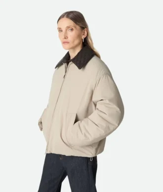 Pufferjacka i teknisk nylon