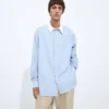 Randig poplin-skjorta Randig poplin-skjorta