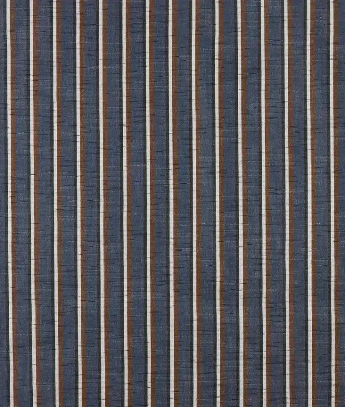 Randig skjorta i bomull och linne Randig skjorta i bomull och linne