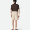 Shorts i bomulls- och linnetwill Shorts i bomulls- och linnetwill