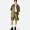 Shorts i nappaläder Shorts i nappaläder