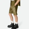 Shorts i nappaläder Shorts i nappaläder