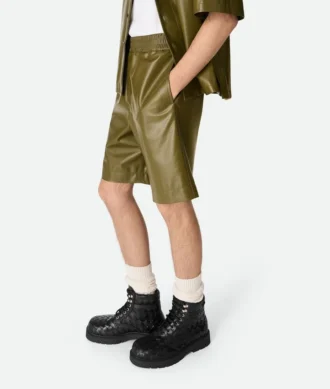 Shorts i nappaläder