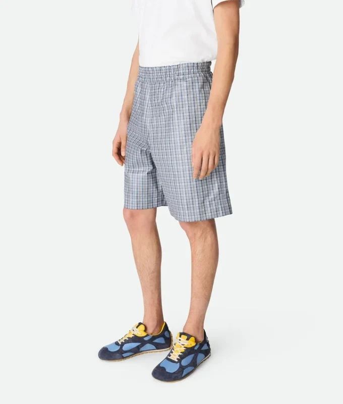 Shorts i tryckt läder Shorts i tryckt läder