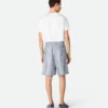 Shorts i tryckt läder Shorts i tryckt läder