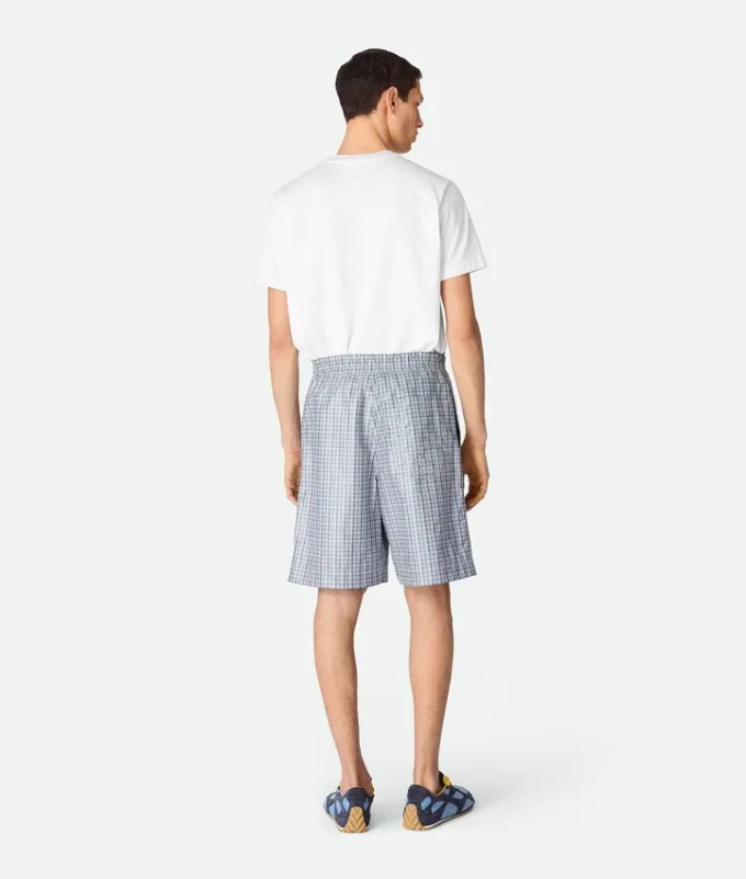Shorts i tryckt läder Shorts i tryckt läder