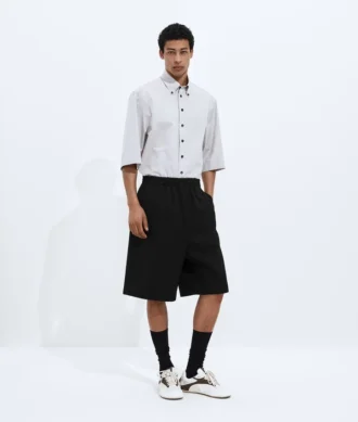 Shorts i ull Grain De Poudre