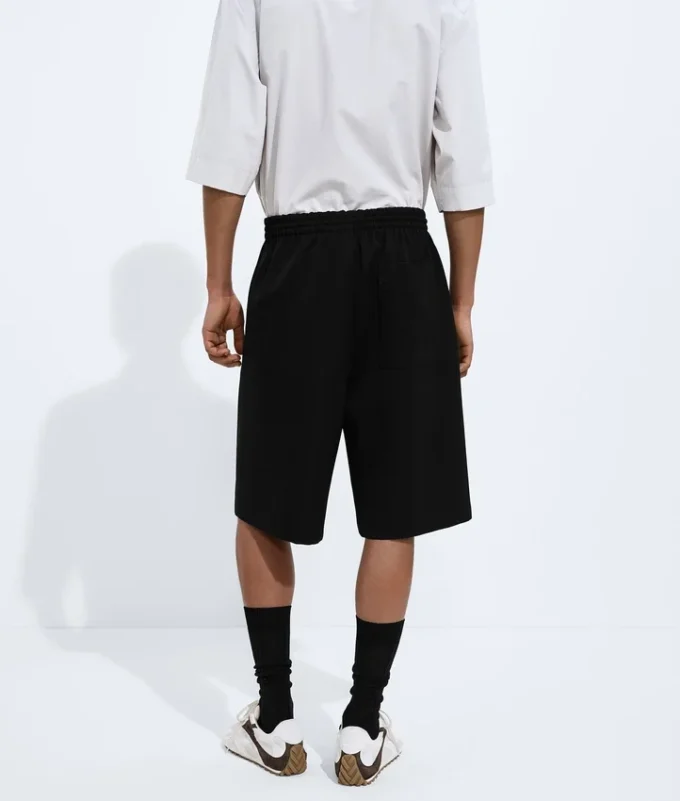 Shorts i ull Grain De Poudre Shorts i ull Grain De Poudre