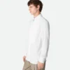 Skjorta i poplin med plastron Skjorta i poplin med plastron