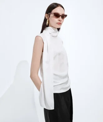 Stretch-satin-toppar