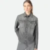 Svart denimskjorta Svart denimskjorta