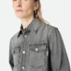 Svart denimskjorta Svart denimskjorta