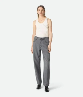 Svarta denimjeans