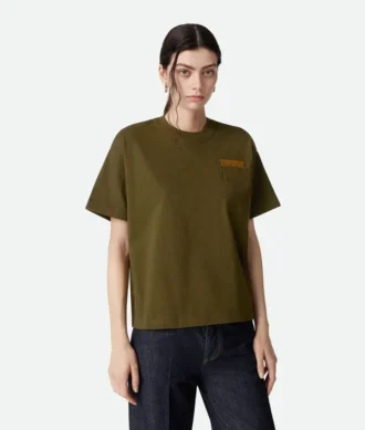 T-shirt i bomullsjersey