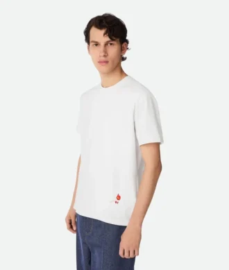T-shirt i bomullsjersey