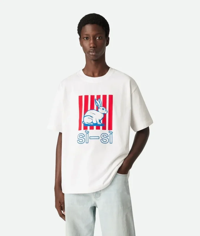 T-shirt i bomullsjersey med tryck T-shirt i bomullsjersey med tryck