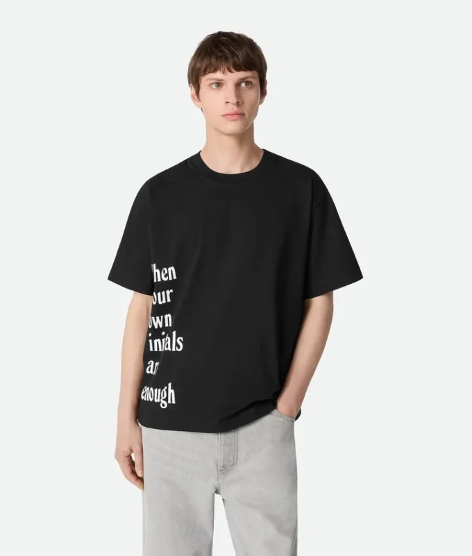 T-shirt i bomullsjersey med tryck T-shirt i bomullsjersey med tryck