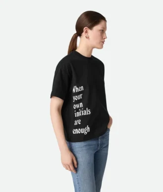 T-shirt i bomullsjersey med tryck