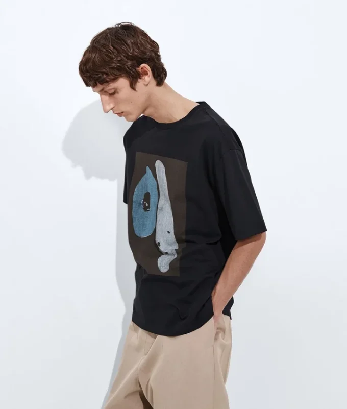 T-shirt i bomullsjersey med tryck T-shirt i bomullsjersey med tryck