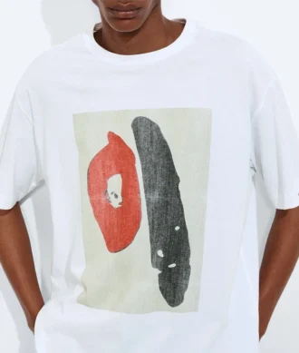 T-shirt i bomullsjersey med tryck