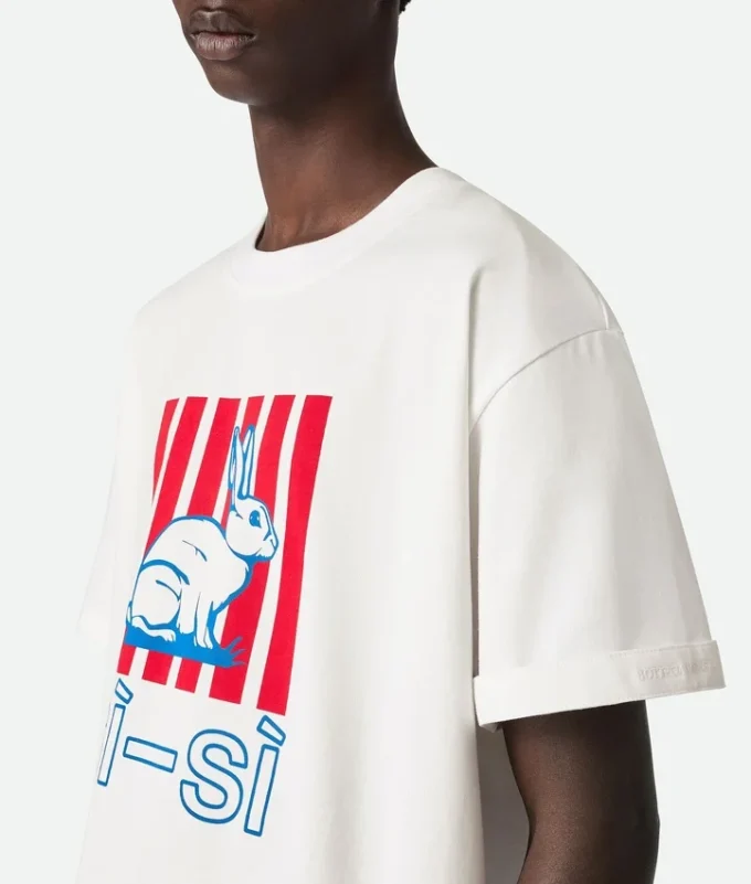 T-shirt i bomullsjersey med tryck T-shirt i bomullsjersey med tryck