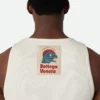 Tanktop i kompakt bomullsribbstickad jersey Tanktop i kompakt bomullsribbstickad jersey