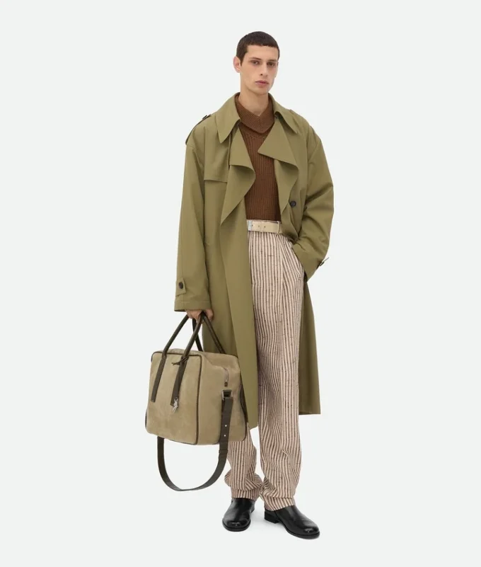 Trenchcoat i fin ull Trenchcoat i fin ull
