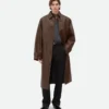 Trenchcoat i laminerat läder Trenchcoat i laminerat läder