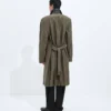 Trenchcoat i siden och nylon