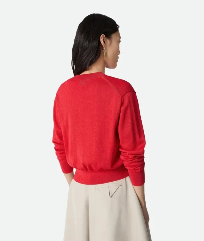 Twinset i bomull och viskos Twinset i bomull och viskos
