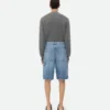 Vintage indigo-färgade cargoshorts i denim Vintage indigo-färgade cargoshorts i denim