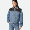 Vintage-jacka i indigofärgad denim Vintage-jacka i indigofärgad denim