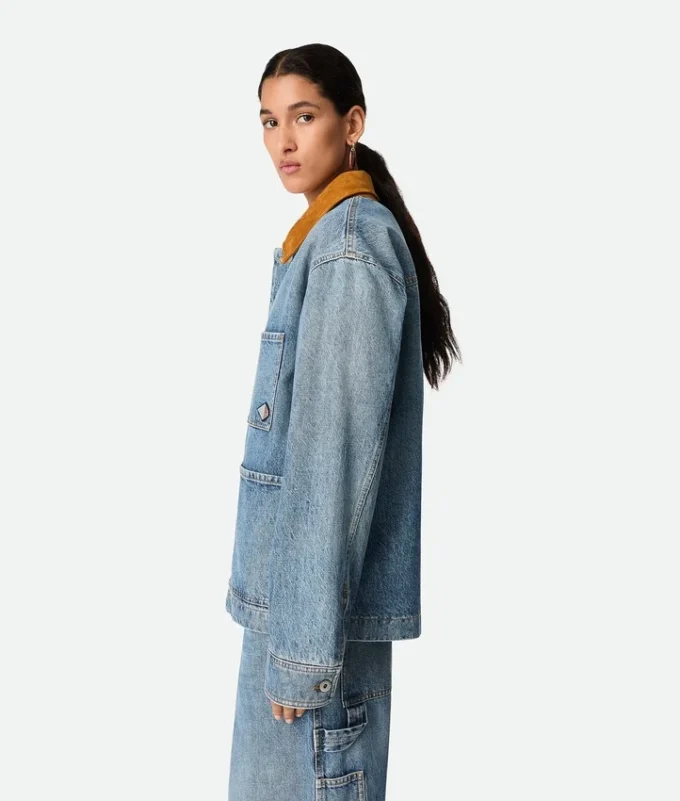 Vintage-jacka i indigofärgad denim Vintage-jacka i indigofärgad denim