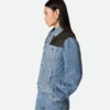 Vintage-jacka i indigofärgad denim Vintage-jacka i indigofärgad denim