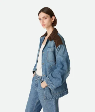 Vintage-jacka i indigofärgad denim Vintage-jacka i indigofärgad denim
