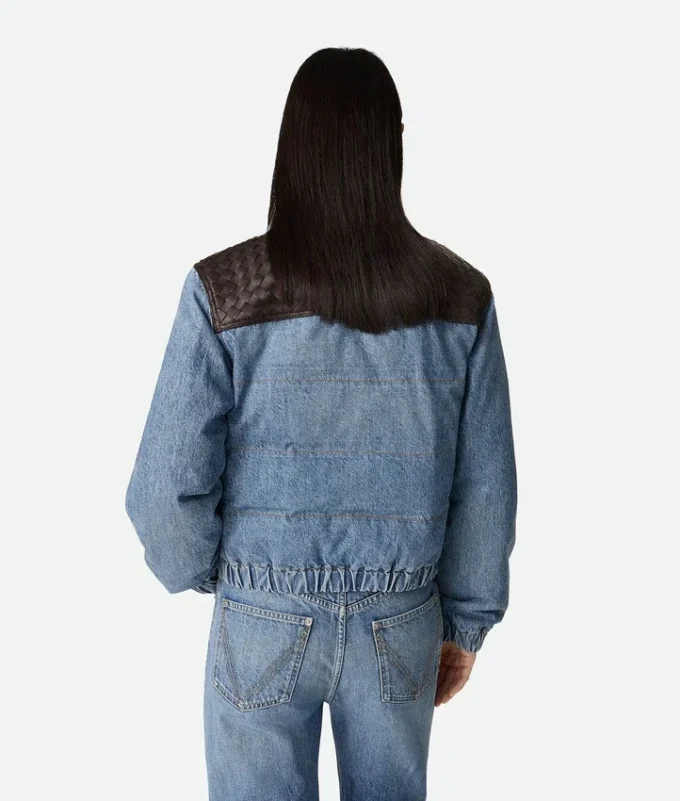 Vintage-jacka i indigofärgad denim Vintage-jacka i indigofärgad denim