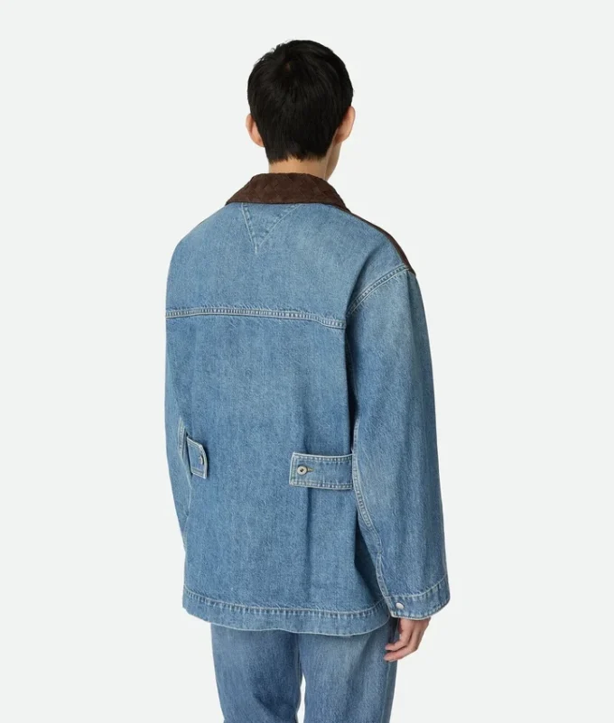 Vintage-jacka i indigofärgad denim Vintage-jacka i indigofärgad denim