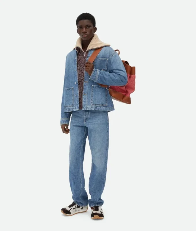 Vintage-jacka i indigofärgad denim Vintage-jacka i indigofärgad denim