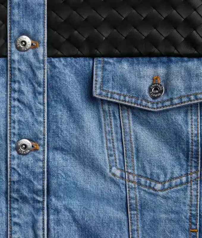 Vintage-jacka i indigofärgad denim Vintage-jacka i indigofärgad denim