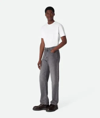 Vintage svarta raka jeans